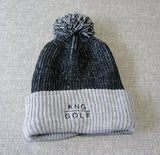 TOQUE - TWO-TONE POM POM