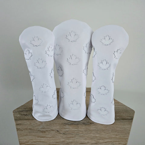 HEADCOVER SET - WHITE OUT MAPLE LEAFS - Special Edition Set