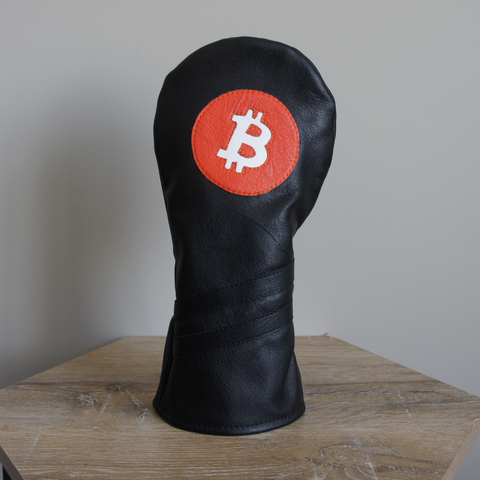 HEADCOVER - PAY ME IN BITCOIN! - Genuine Leather Golf Headcover
