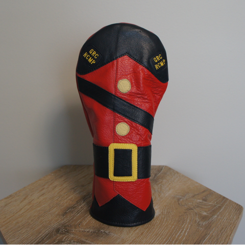 HEADCOVER - THE MOUNTIE - Genuine Leather Golf Headcover