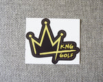 STICKER - KNG Golf Crown